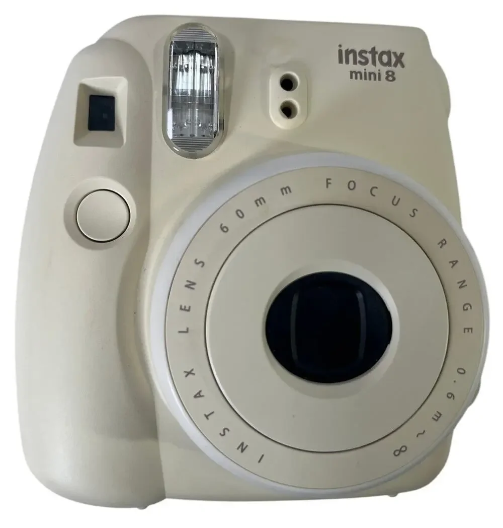 Fujifilm Instax Mini 8 Camera Cream White with Film Pack